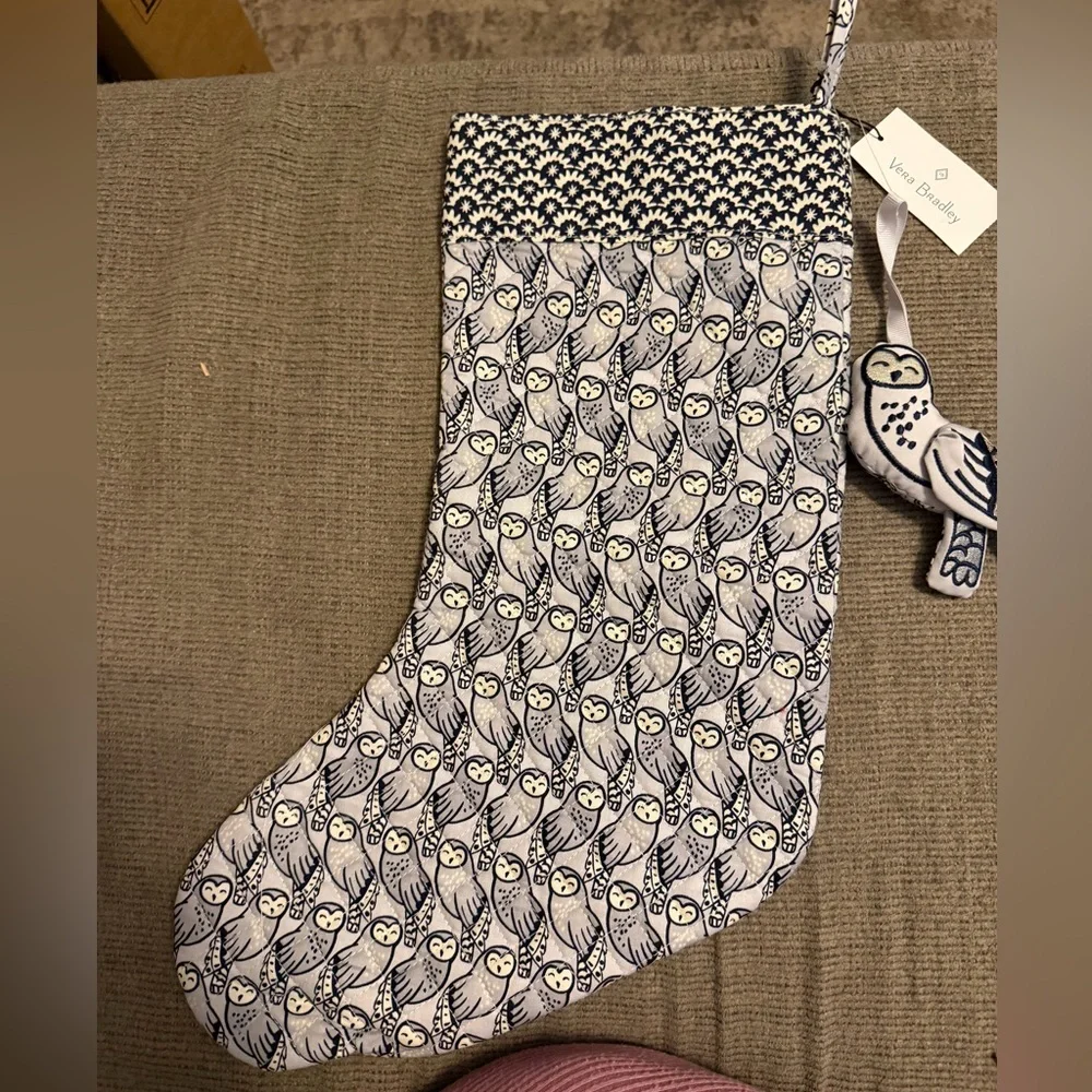 Vera Bradley Owl Stocking